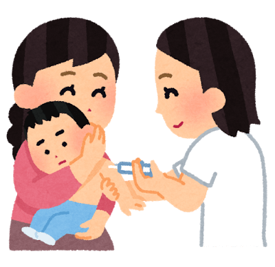 インフルエンザの予防接種をうつ子供